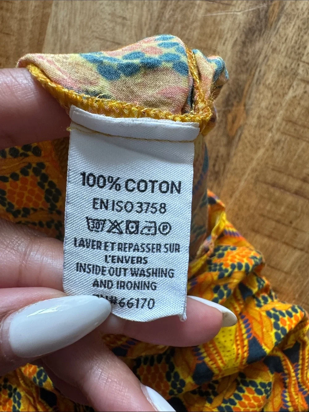 KAHINDO Kano African Tribal Printed Yellow Orange Wide-Leg Jumpsuit EUC SMALL
